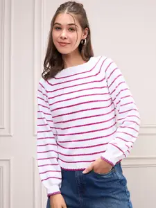 SASSAFRAS Women Striped Pullover