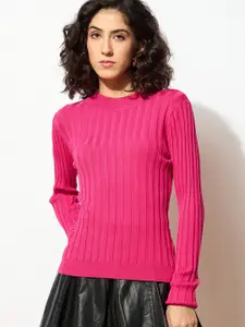 SASSAFRAS Women Ribbed Pullover