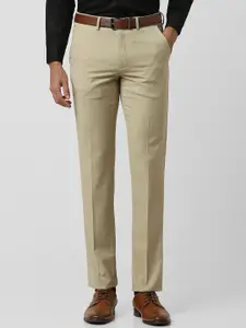 Van Heusen Men Mid-Rise Slim Fit Formal Trousers