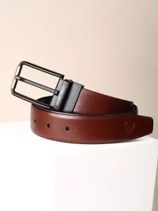 Allen Solly Men Textured Leather Reversible Formal Belt