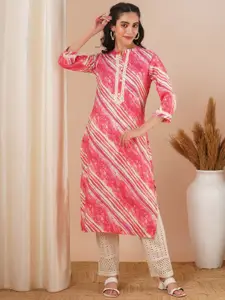 FASHOR Women Striped Kurta
