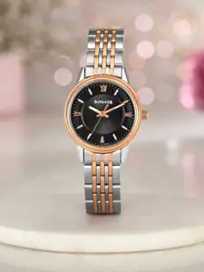 Sonata Women Embellished Dial & Bracelet Style Straps Analogue Watch 87076KM02