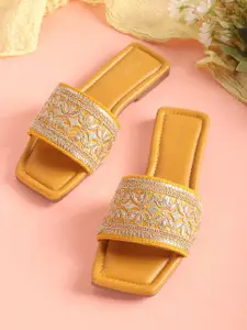 Anouk Women Printed Open Toe Flats