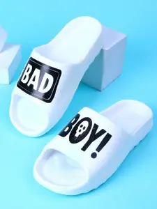 KAPYANSH Men Printed Rubber Sliders