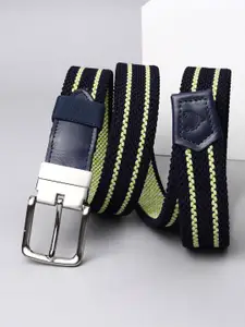 Allen Solly Men Striped Leather Reversible Belt