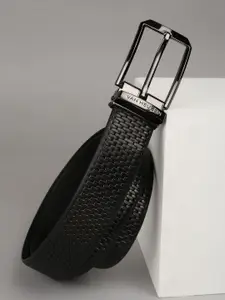 Van Heusen Men Textured Leather Belt