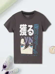 max Boys Printed Applique T-shirt