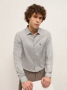 THE BEAR HOUSE Men Tailored Fit Opaque Printed Formal Shirt