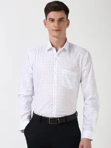 Peter England Men Opaque Printed Formal Shirt