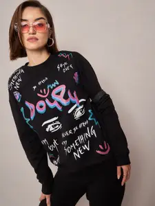 SASSAFRAS Women Printed Sweatshirt