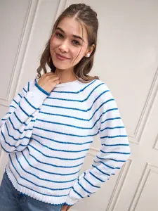 SASSAFRAS Women Striped Pullover
