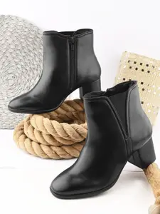 The Roadster Lifestyle Co. Women Heeled Zipper Boots