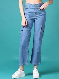 V-Mart Women Light Fade Cropped Jeans