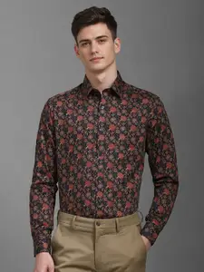 Louis Philippe Men Classic Floral Opaque Printed Formal Shirt