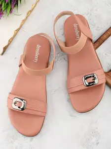 DressBerry Women Open Toe Flats