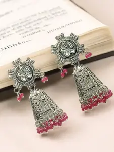 FEMMIBELLA Dome Shaped Jhumkas Earrings