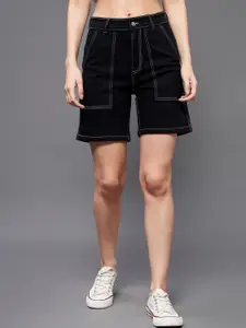 Miss Chase Women High-Rise Denim Shorts