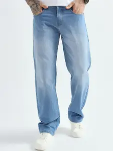 DENIMLOOK Men Relaxed Fit Light Fade Stretchable Baggy Jeans