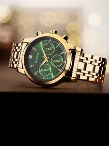 Sonata Men Dial & Bracelet Style Straps Analogue Watch 77158YM01