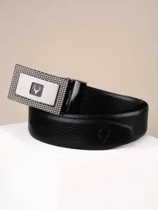 Allen Solly Men Textured Leather Reversible Formal Belt
