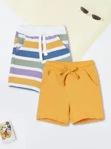 max Boys Pack Of 2 Mid-Rise Regular Fit Shorts