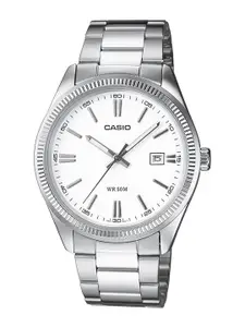 CASIO Enticer Men Dial & Stainless Steel Cuff Straps Analogue Watch A1539
