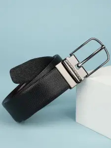 Van Heusen Men Textured Leather Reversible Formal Belt