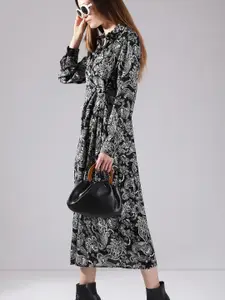 Vero Moda Women Ethnic Motifs Printed Fit & Flare Midi Dress