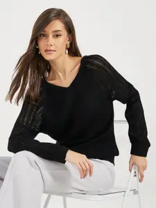 Styli V-Neck Acrylic Regular Fit Sweater