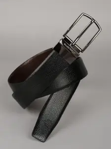 Allen Solly Men Textured Leather Reversible Formal Belt