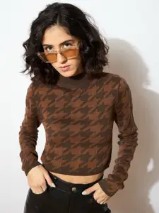 SASSAFRAS Women Printed Crop Pullover