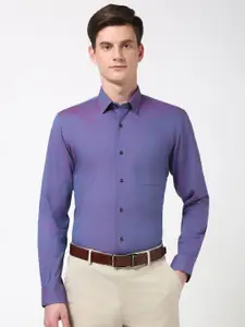 Peter England Men Slim Fit Opaque Formal Shirt