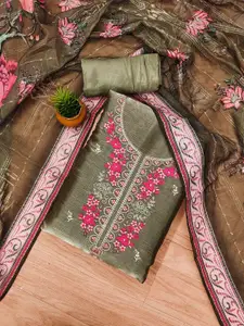 KIMISHA Embroidered Unstitched Dress Material