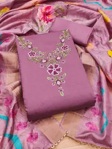 KIMISHA Embroidered Unstitched Dress Material