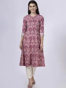 Saffron Threads Women Embroidered Kurta