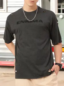 Kook N Keech Printed Fish Eye Cut-Out Relaxed Fit T-shirt