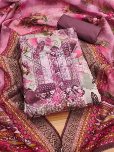 KIMISHA Embroidered Unstitched Dress Material