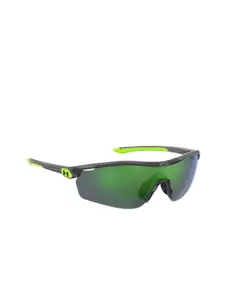 UNDER ARMOUR Boys Half Rim Shield Sunglasses 204186KB799Z9