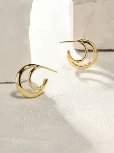 Accessorize Circular Half Hoop Earrings