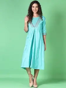 V-Mart Women Printed Thread Work Kurta