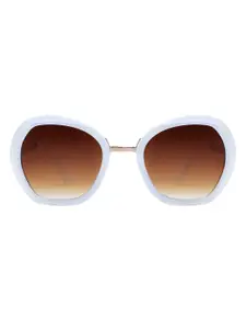 Peter Jones Eyewear Women Oversized Sunglasses with UV Protected Lens RD020W_C