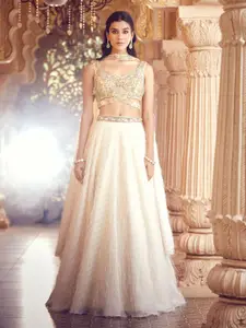 Alaya Advani Embroidered Beads and Stones Ready to Wear Lehenga & Blouse With Dupatta
