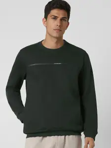 Van Heusen Flex Men Round Neck Long Sleeves Sweatshirt