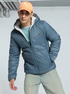 Puma Men Reversible Slim Fit Fleece Jacket