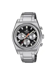 CASIO Men Dial & Stainless Steel Cuff Straps Analogue Chronograph Watch ED633