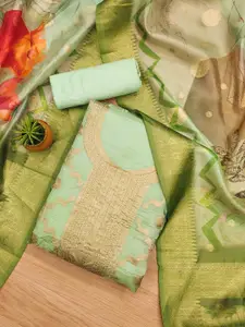 KIMISHA Organza Unstitched Dress Material