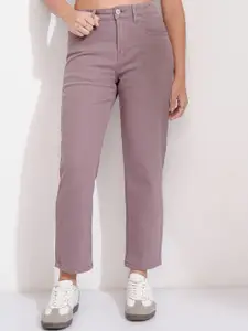 Tokyo Talkies Women Cotton Slim Fit High-Rise Stretchable Jeans