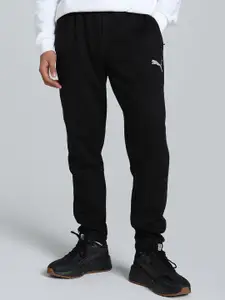 Puma Men Printed Slim Fit Mid Rise Cotton Track Pant