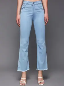 Miss Chase Women Bootcut High-Rise Stretchable Jeans