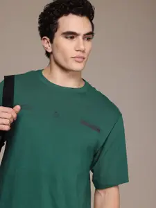 French Connection Drop-Shoulder Sleeves Pure Cotton Casual T-shirt